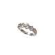 Graduated Five-Stone CZ Band Ring